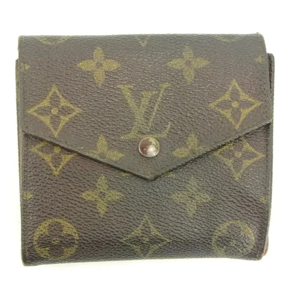 Louis Vuitton Wallet Purse Monogram Brown Woman Authentic Used - Picture 1 of 6